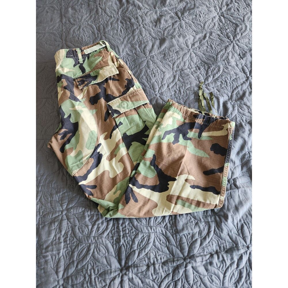 Military BDU Camo Pants - Medium Short (Waist 31-35 inches) - Picture 3 of 8